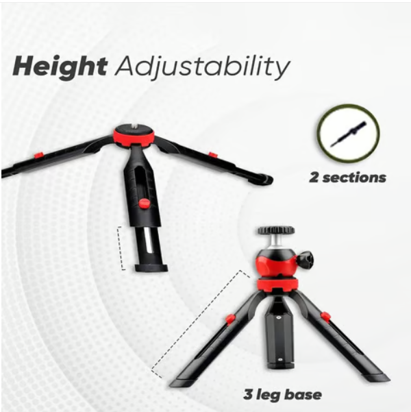 Syvo WT-3130 3-Way Panhead Tripod Stand (Brown & Black) - Image 7