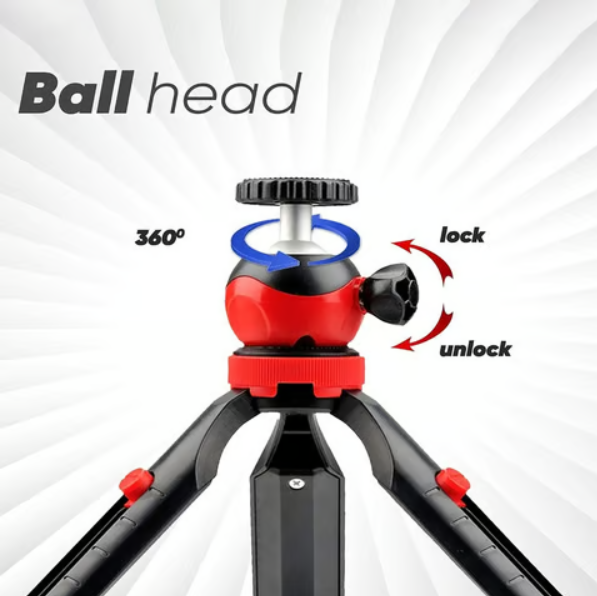 Syvo WT-3130 3-Way Panhead Tripod Stand (Brown & Black) - Image 4