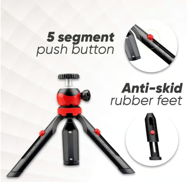 Syvo WT-3130 3-Way Panhead Tripod Stand (Brown & Black) - Image 3