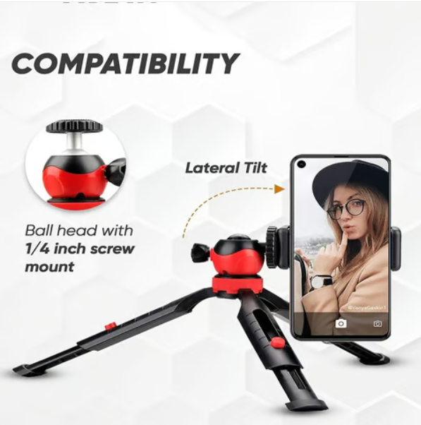 Syvo WT-3130 3-Way Panhead Tripod Stand (Brown & Black) - Image 2