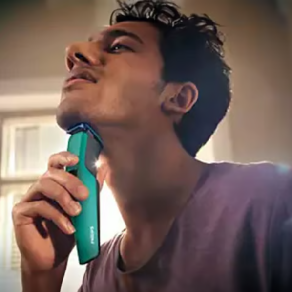 Philips Skin Protect Beard Trimmer for Men (Teal Blue) - Image 3