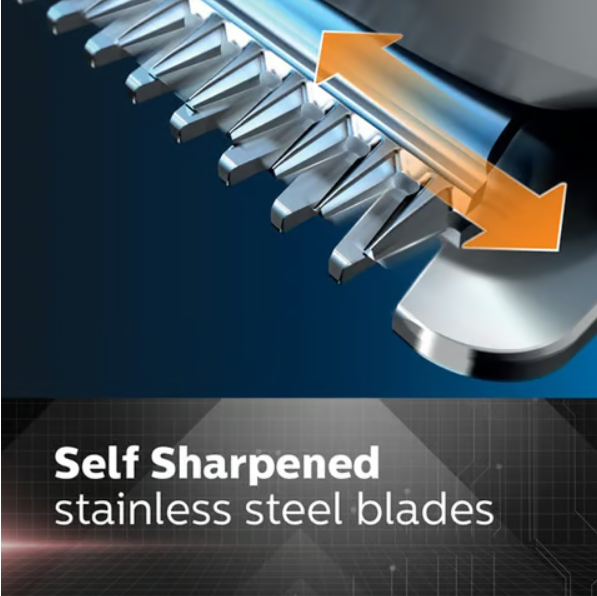 Philips Multi Grooming Trimmer for Face, Nose & Body (Black, MG3710/65) - Image 3