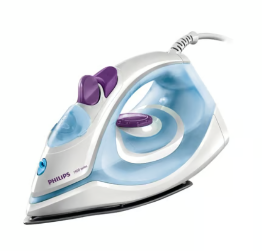 Philips Domestic Easy Speed GC1905 Steam Iron 1300W (Blue)