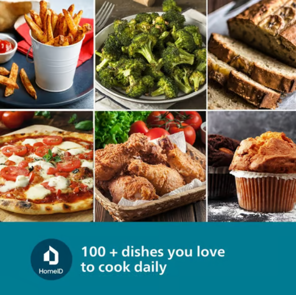 Philips Domestic Air Fryer (1500W, NA120/00, Black) - Image 5