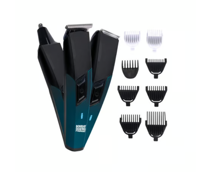 Bombay Shaving Company Power Groomer 11-in-1 Multi Grooming Kit (Black, 5W)