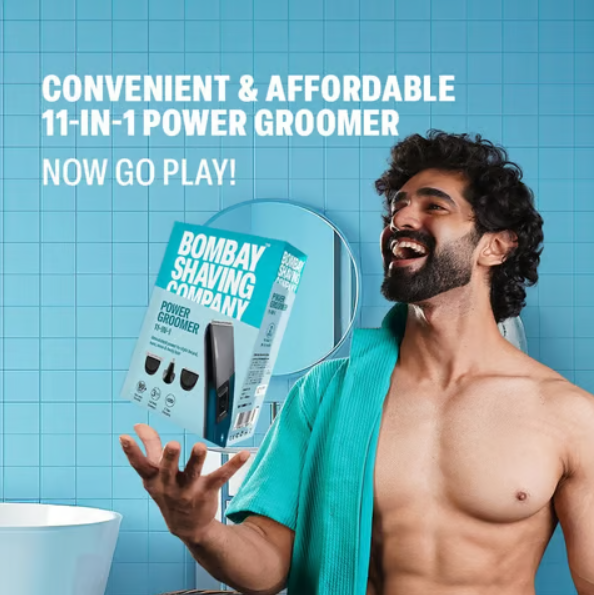 Bombay Shaving Company Power Groomer 11-in-1 Multi Grooming Kit (Black, 5W) - Image 6