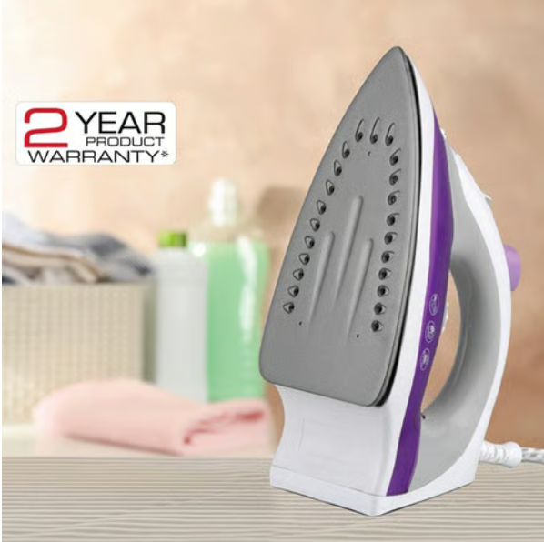 Havells Flare Steam Iron with Teflon Coated Sole Plate 1250W (Purple) - Image 2