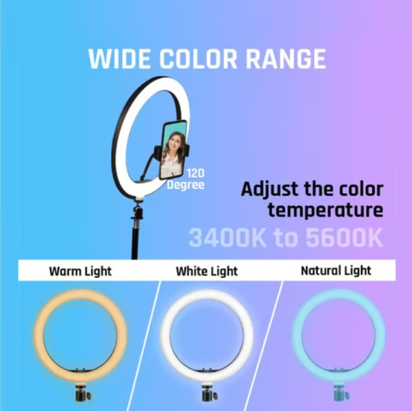 Tygot 10 inch Ring Light Set (Black & White) - Image 4