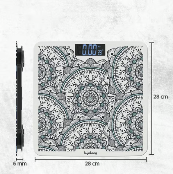 Lifelong Nimbus Weighing Machine (Grey) - Image 7