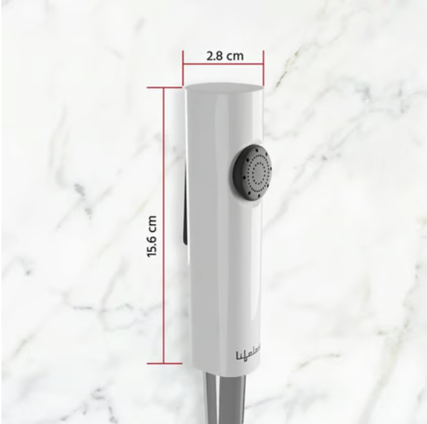 Lifelong ABS Health Faucet With SS-304 Grade Hand Jet (White) - Image 8