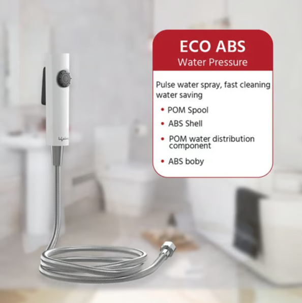 Lifelong ABS Health Faucet With SS-304 Grade Hand Jet (White) - Image 6