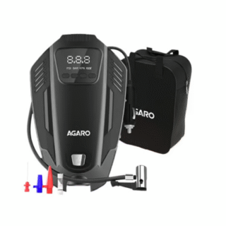 Agaro Primo Digital Tyre Inflator (Black, 120W)