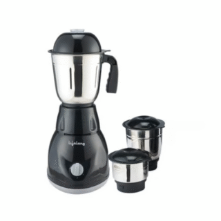 Lifelong Power Pro 3 Jar 500W Juicer Mixer Grinder (LLMG23, Black) (Black)