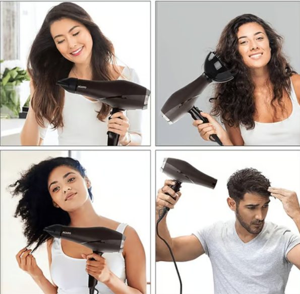 Agaro Style Pro Hair Dryer (Black, 2000W) - Image 5