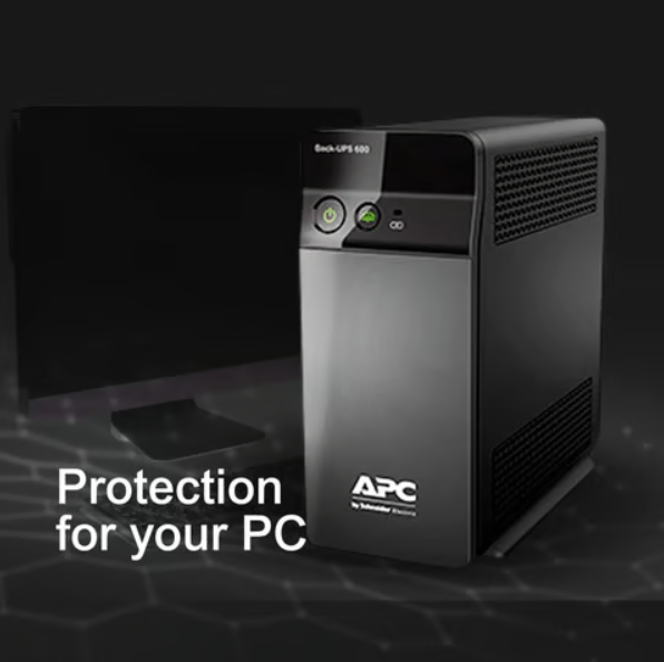 APC Back - UPS BX600C-IN 600VA / 360W, 230V - Image 4