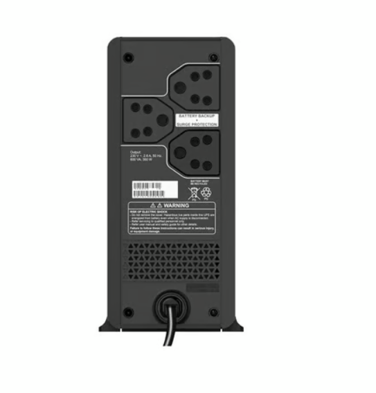 APC Back - UPS BX600C-IN 600VA / 360W, 230V - Image 2