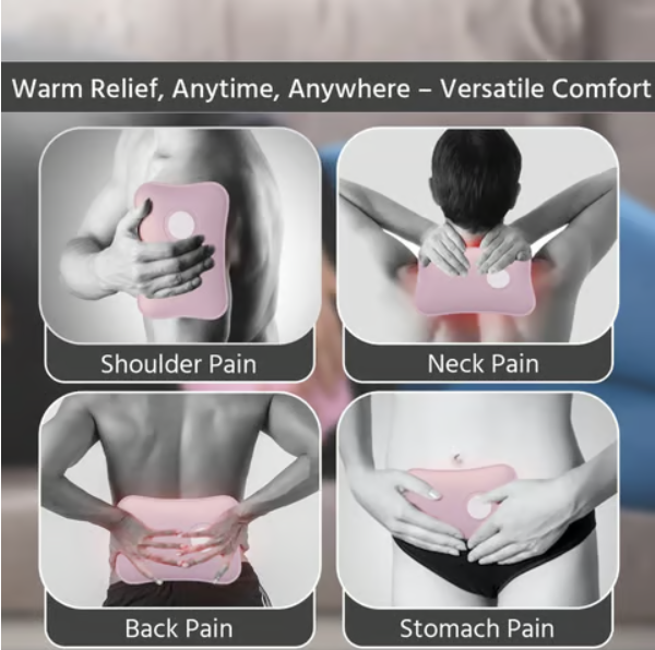 Lifelong Electric Hot Water Bag (Pink, 420W) - Image 5