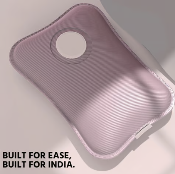 Lifelong Electric Hot Water Bag (Pink, 420W) - Image 2