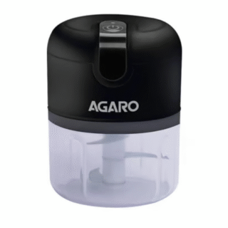Agaro Elite Rechargeable Mini Electric Chopper (30W, Black)